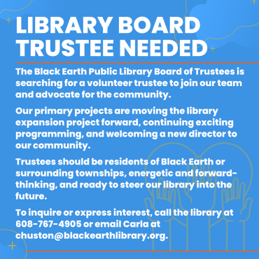 Library Board Trustee Needed